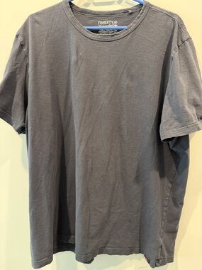 Faherty Short-Sleeve Crew T-Shirt in Slate